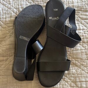 Contempo Black Women's Sandals